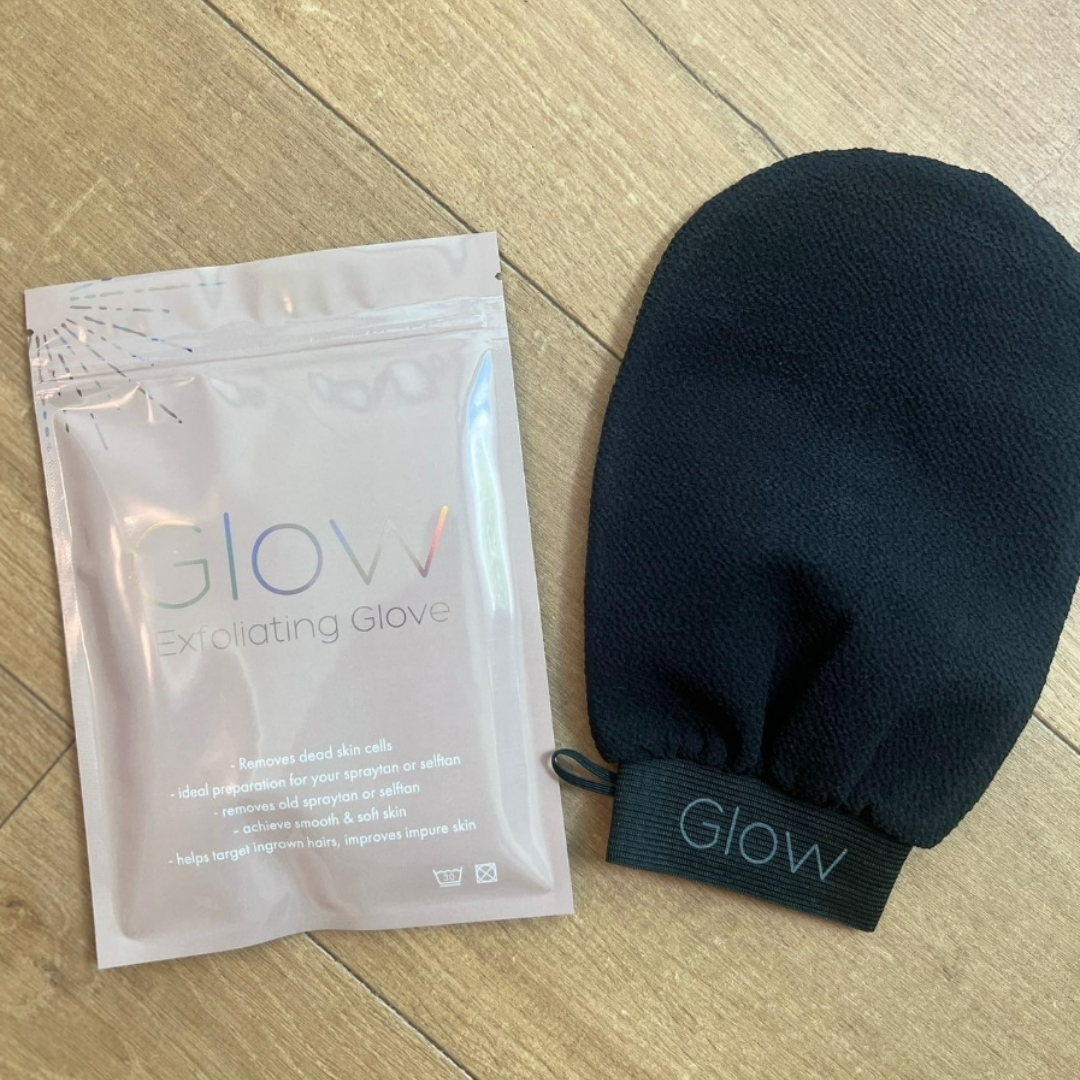 Glow Exfoliating Glove – peeling handschoen voor spray tan productafbeelding