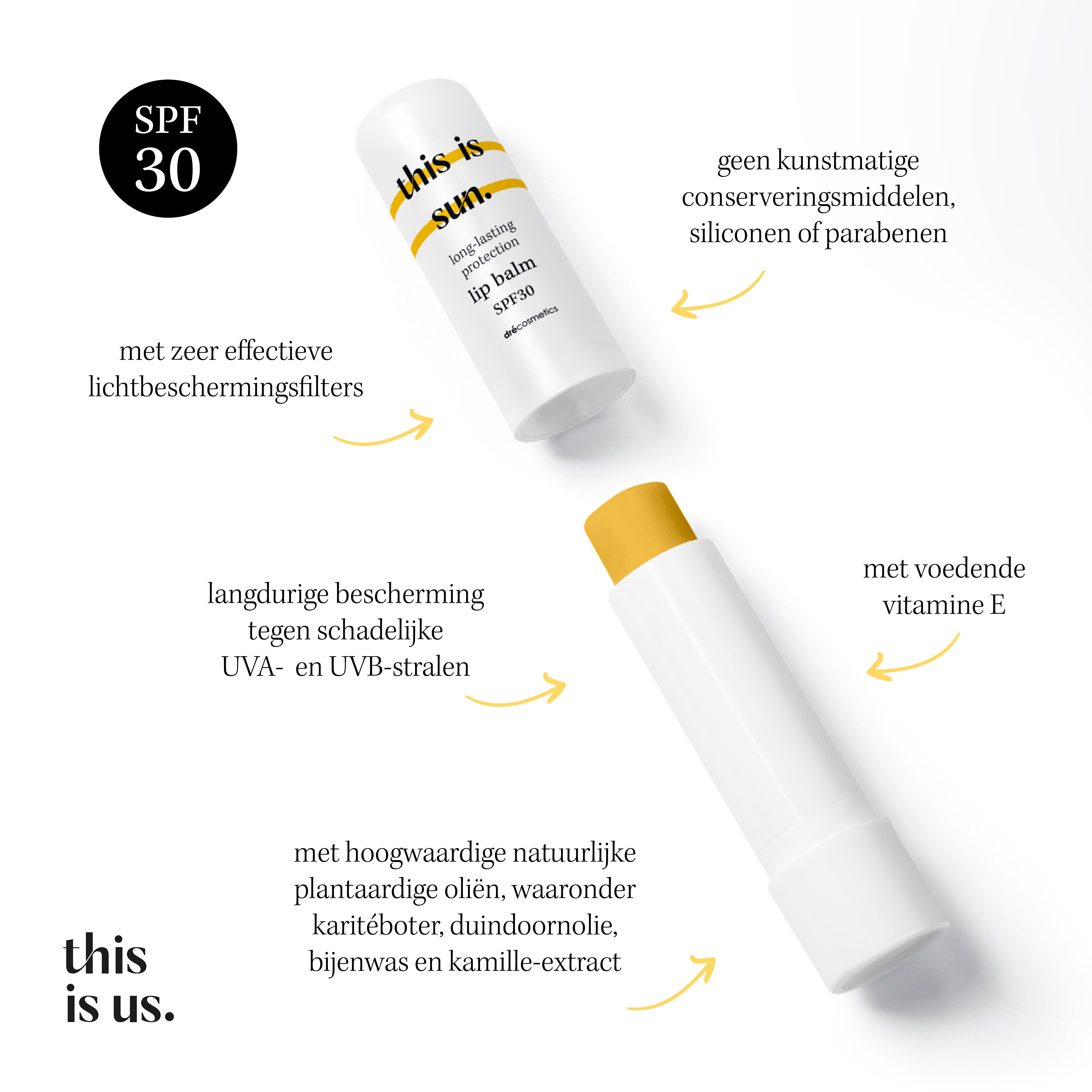 Lip Balm SPF30 'this is sun.' (4,8g)