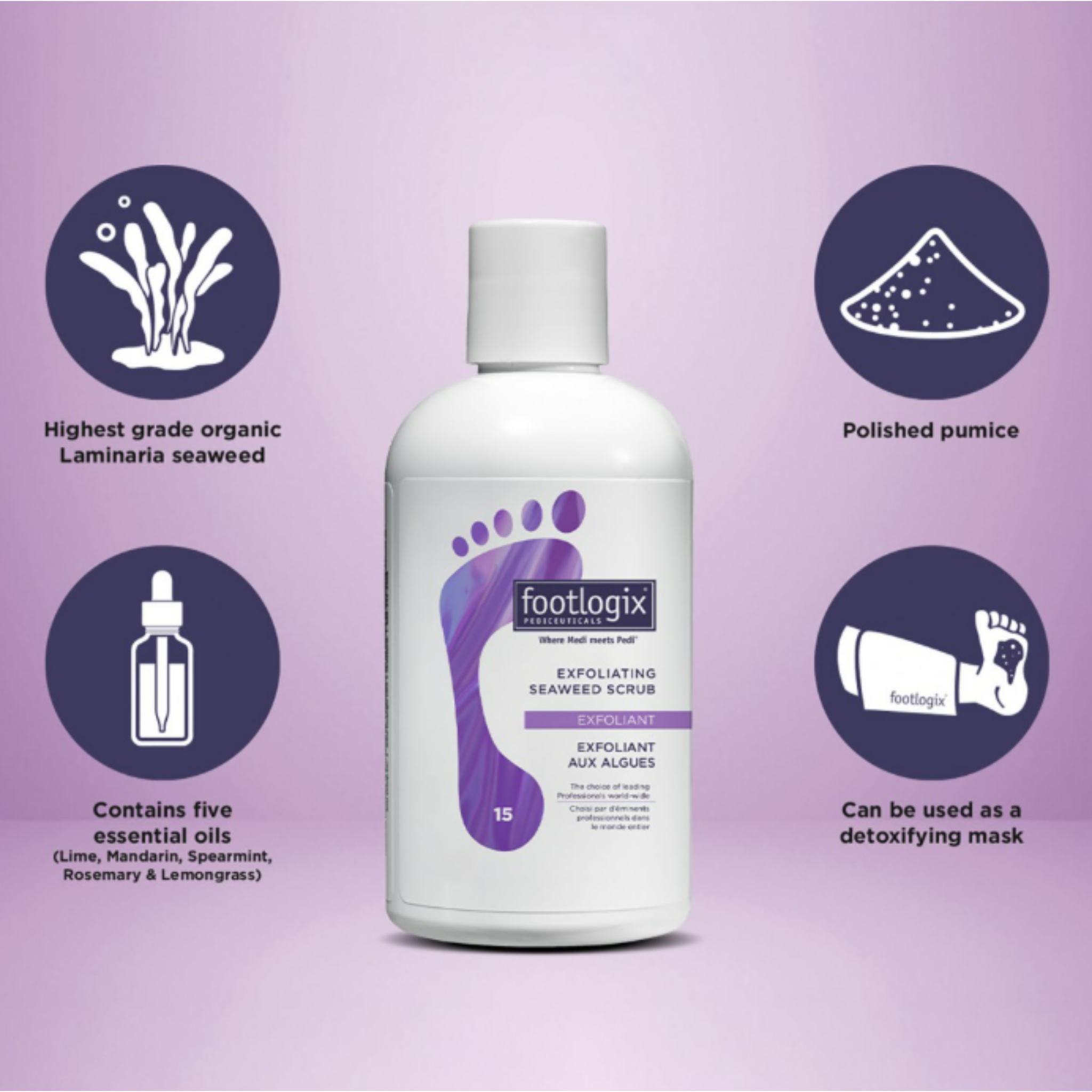 Footlogix® Exfoliating Seaweed Scrub  250ml