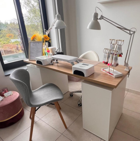 Interieur van het Blossom Nails & Beauty salon