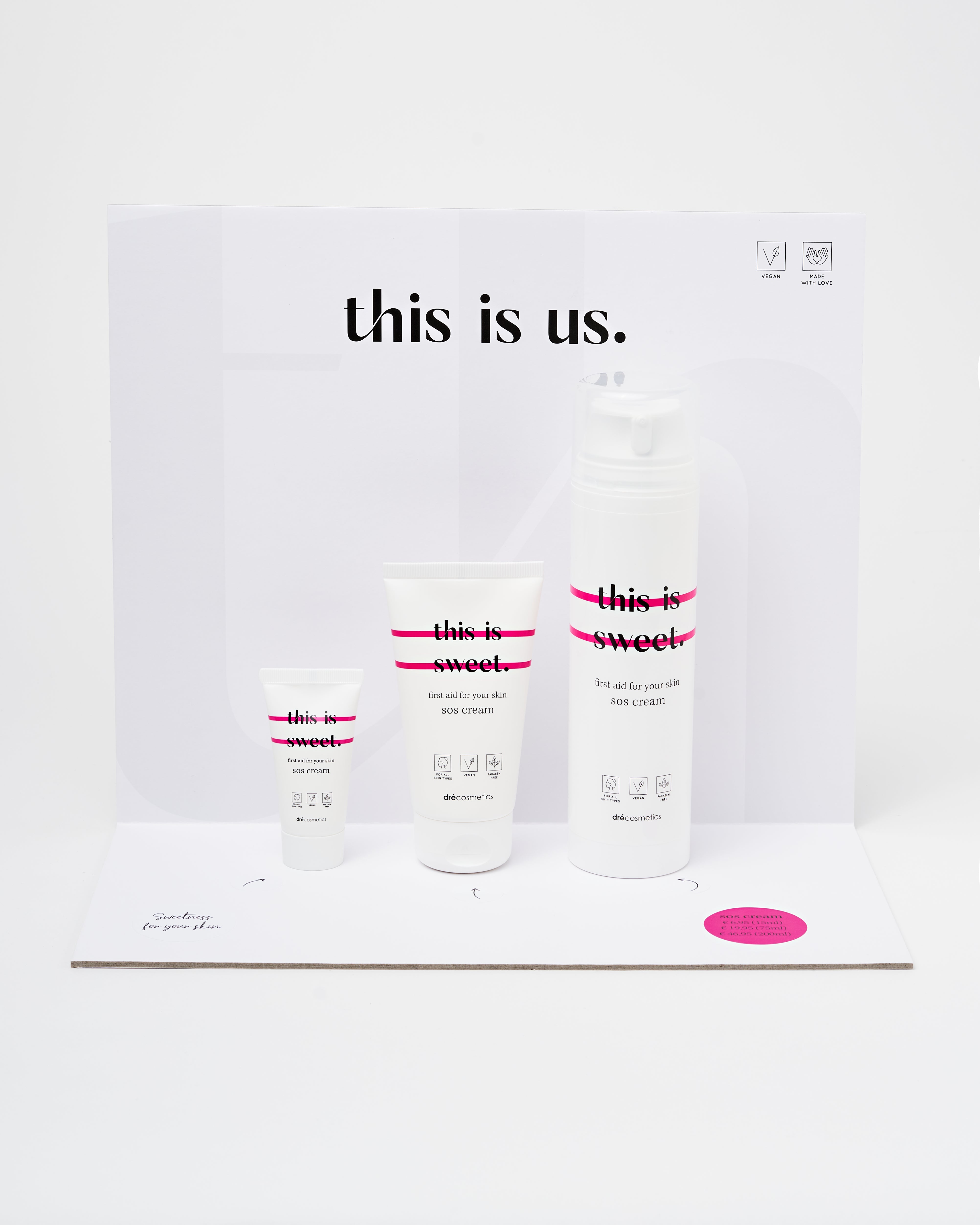 SOS-crème 'this is sweet.' (75-200ml)